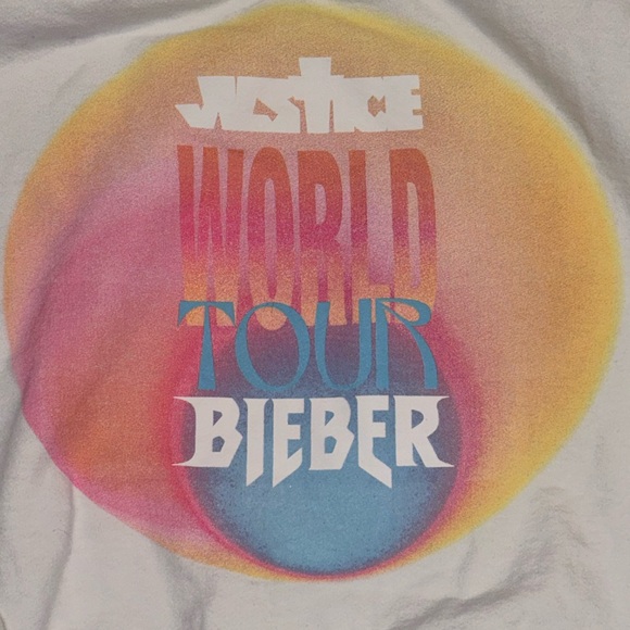 Justin Bieber Justice World Tour Hoodie 2022 Official Merch LA Apparel L Heavy - Picture 15 of 15